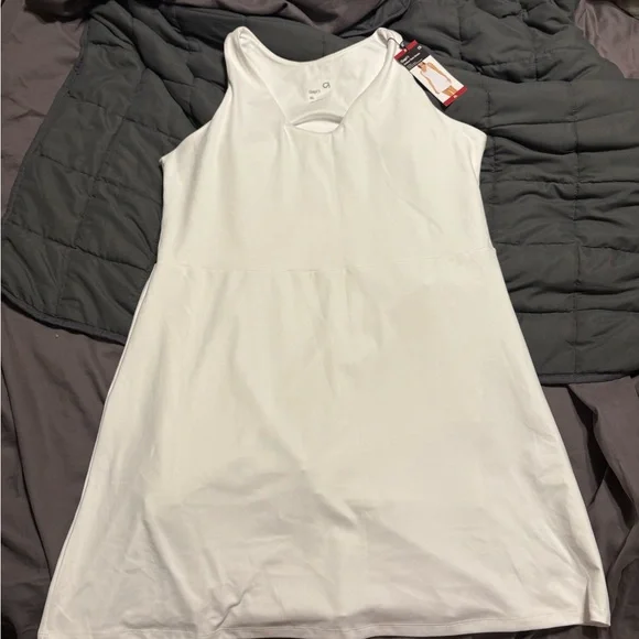 GAP | Dresses | Gapfit White Active Tank Dress | Poshmark